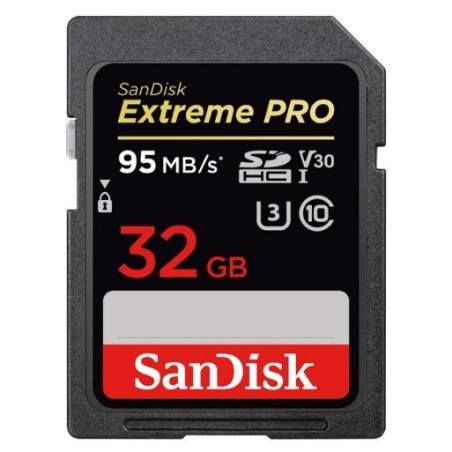 Tarjeta Sandisk Extreme Pro SDHC 32GB Clase 10