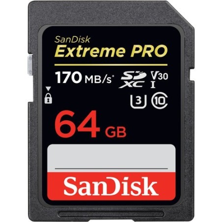 Tarjeta Sandisk 64GB Extreme Pro 170Mb