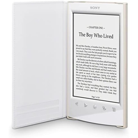 Funda eBook SONY PRS-T1/T2 (sin luz) BLANCO