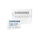 Tarjeta Micro SD Card SAMSUNG 128GB EVO+ 130Mbs