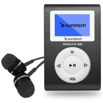 Reproductor MP3 Sunstech Dedalo III 4GB Radio FM