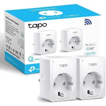 Enchufe WiFi Inteligente TP-Link Tapo P100 Pack 2