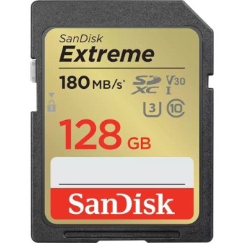 Tarjeta SanDisk Extreme 128 GB SDXC UHS-I Clase 10